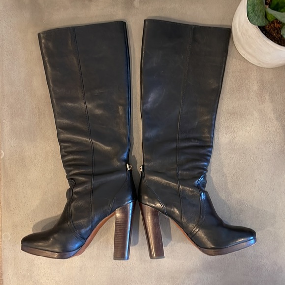 Coach Leather Heeled Boots - Picture 10 of 16